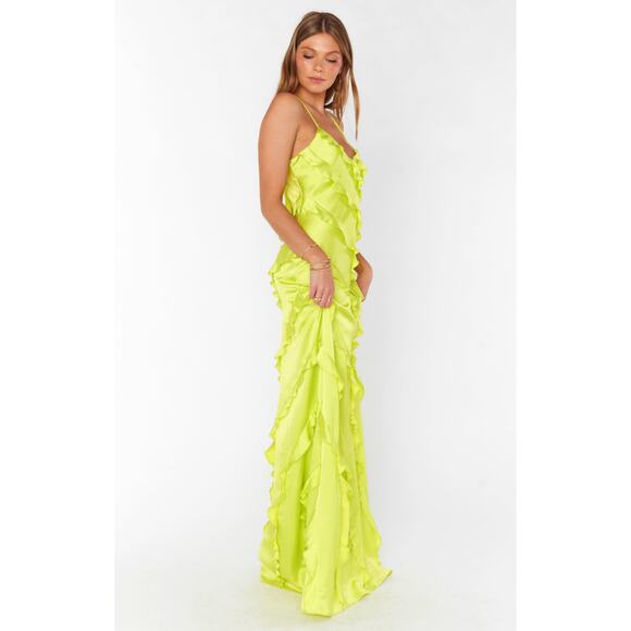 NEW – NWT Show Me Your Mumu Romance Ruffle Maxi Dress size S - Picture 2 of 7